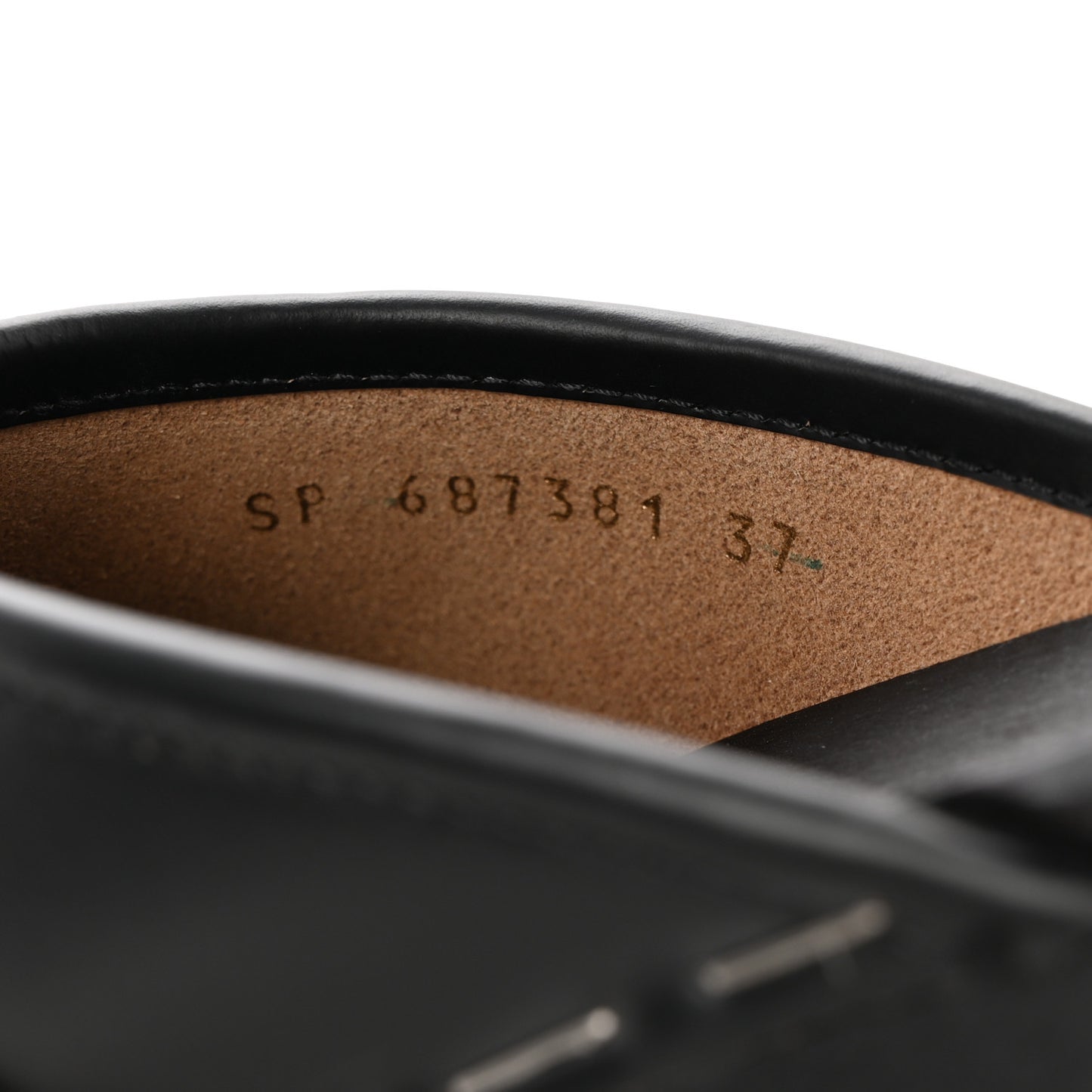Smooth Calfskin Le Maillon Clogs 37 Black