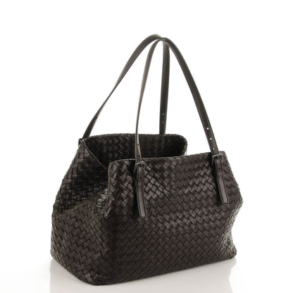 Bottega Veneta BOTTEGA VENETA Nappa Intrecciato Medium Seamless Tote Ebano 3 of 8