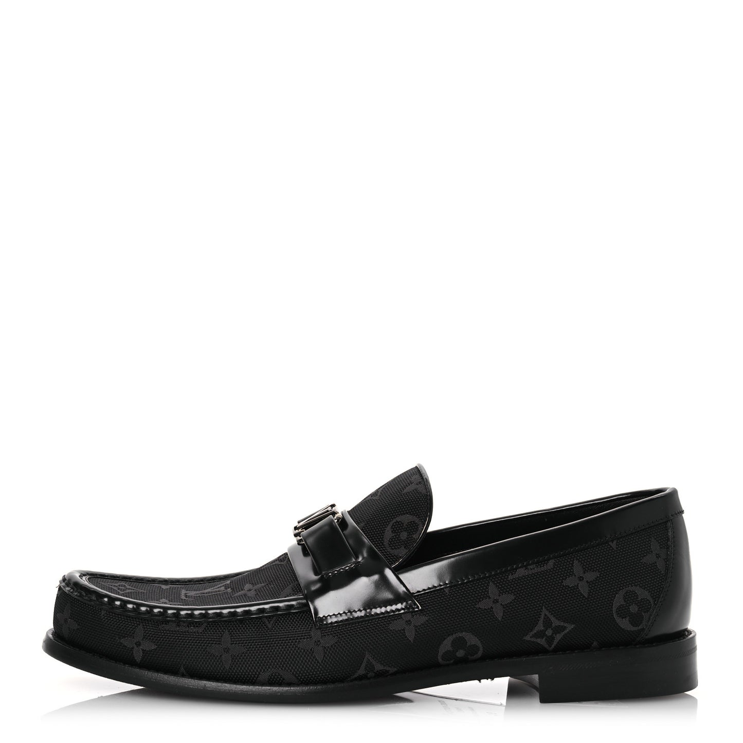 Monogram Eclipse Jacquard Mens Major Loafers 9.5