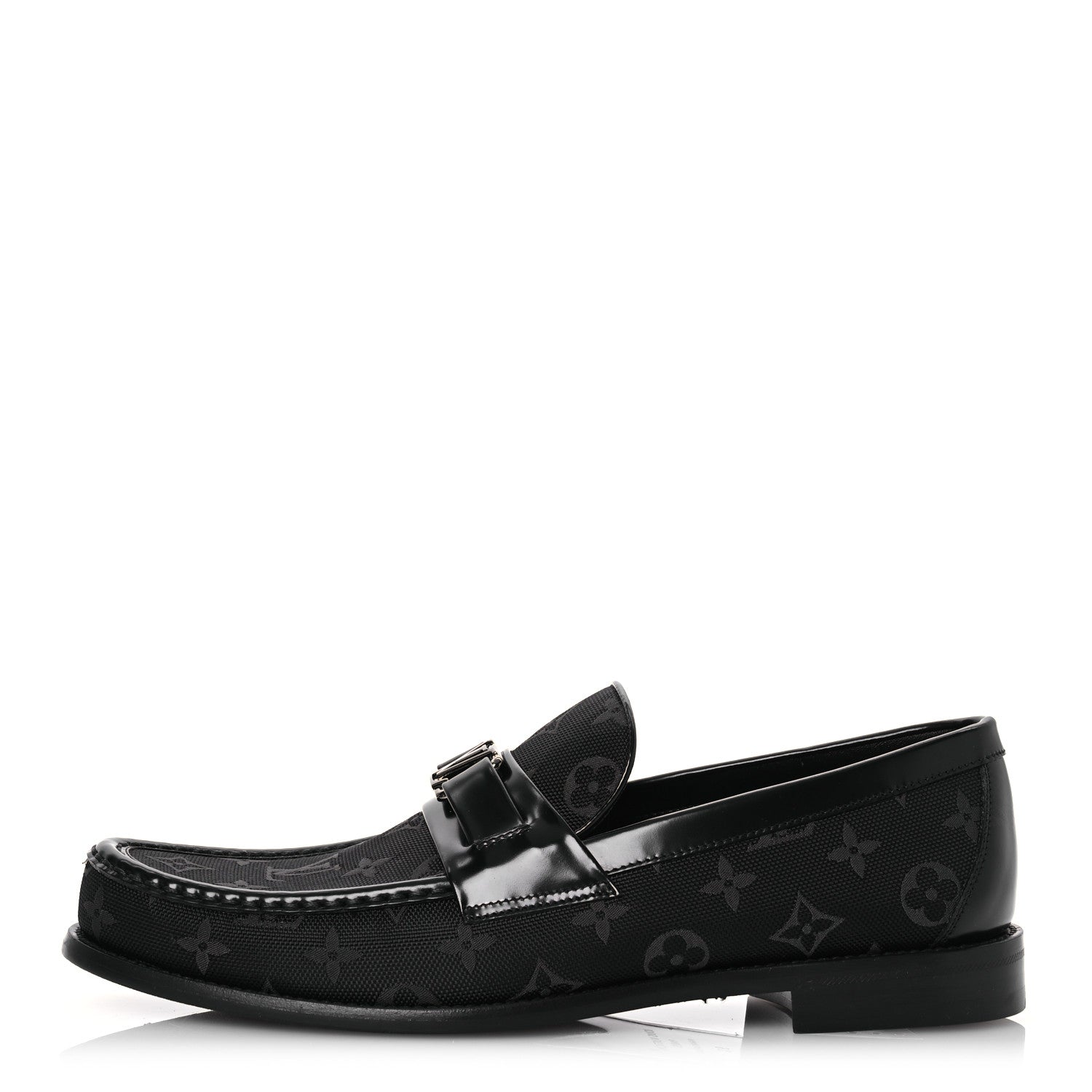 Louis Vuitton Monogram Eclipse Jacquard Mens Major Loafers 9.5 1 of 10