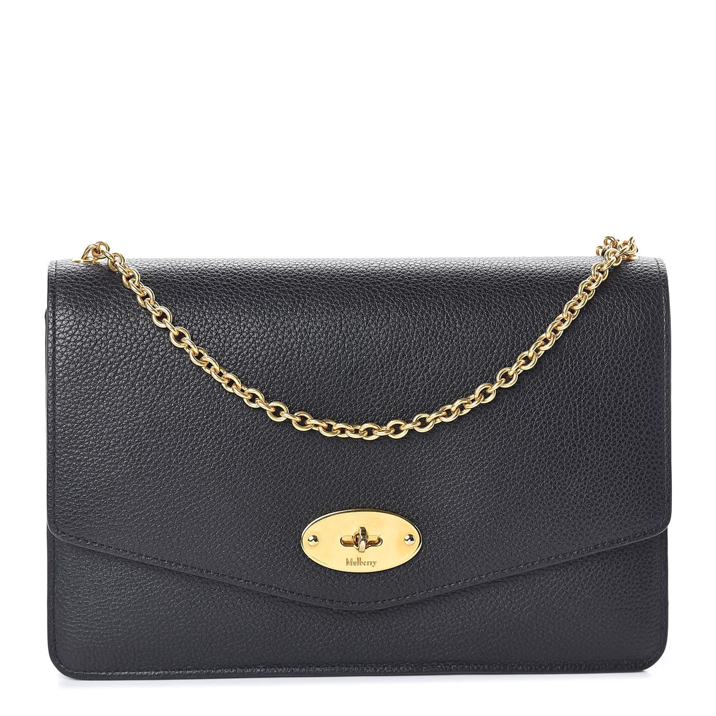 Small Classic Grain Calfskin Medium Darley Black