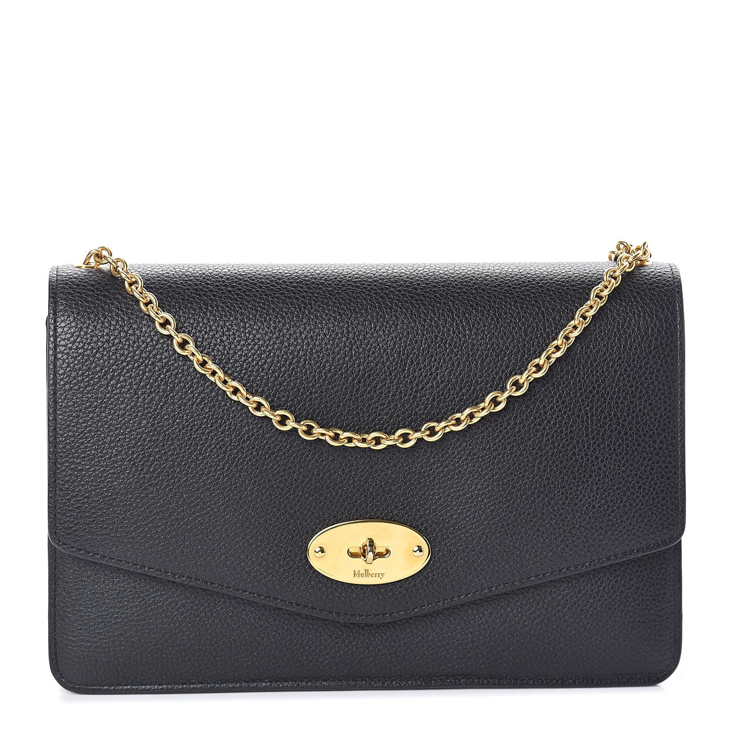 Mulberry Small Classic Grain Calfskin Medium Darley Black 1 of 8