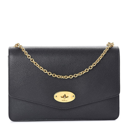 Mulberry Small Classic Grain Calfskin Medium Darley Black 1 of 8