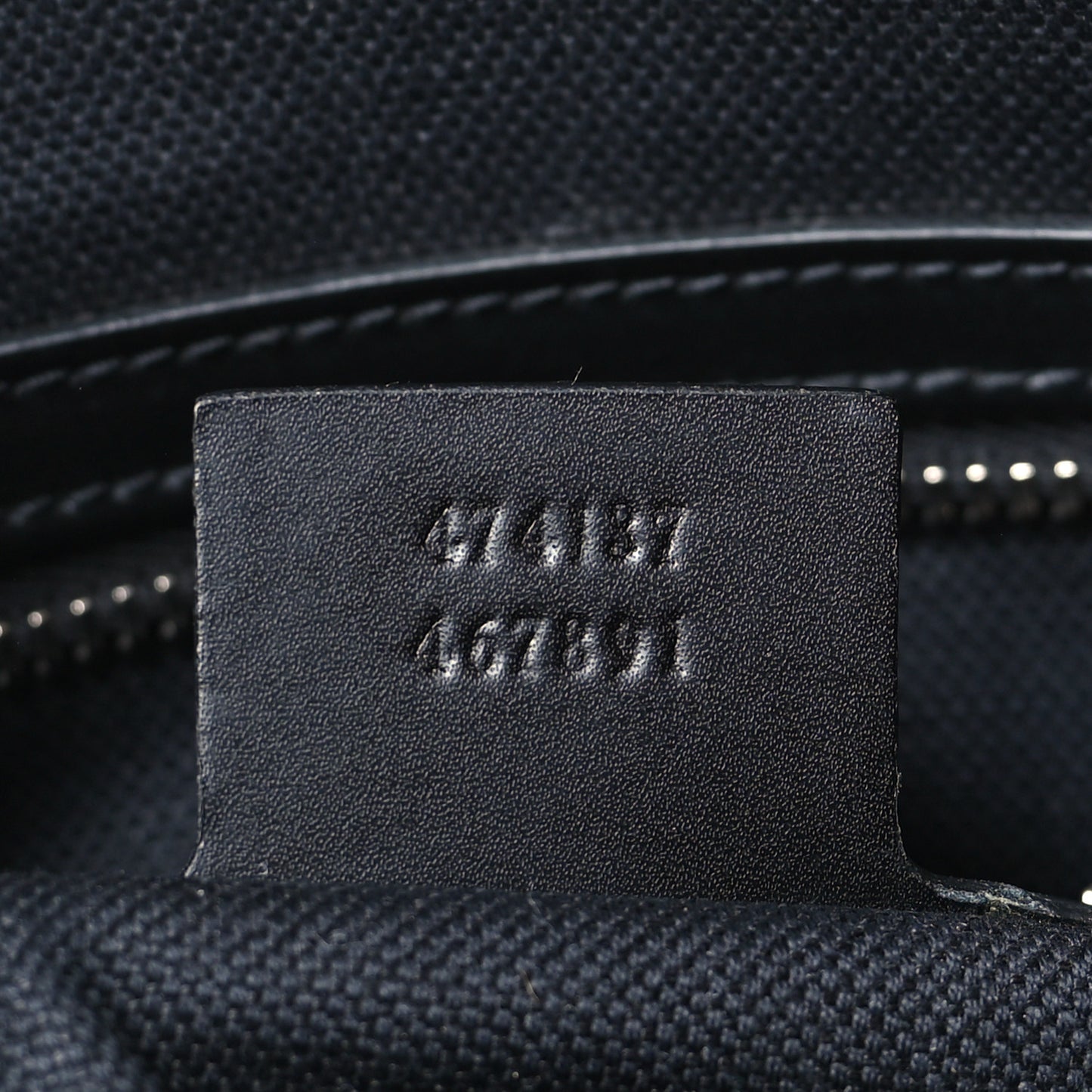 GG Supreme Monogram Appia Calfskin Web Flat Messenger Bag Black Grey