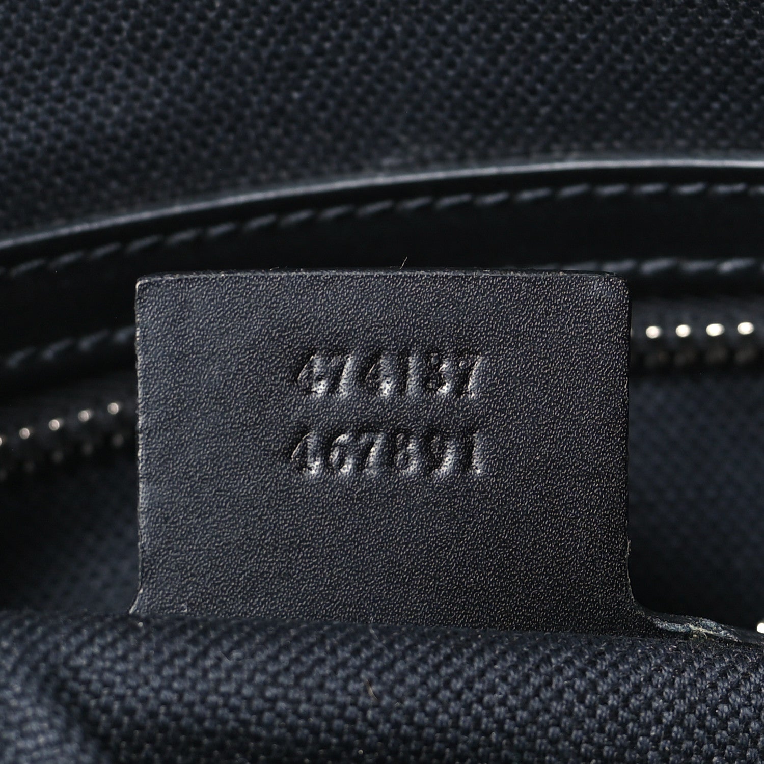Gucci GG Supreme Monogram Appia Calfskin Web Flat Messenger Bag Black Grey 7 of 9