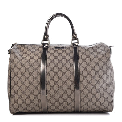 Gucci Monogram Large Joy Boston Pewter 1 of 23