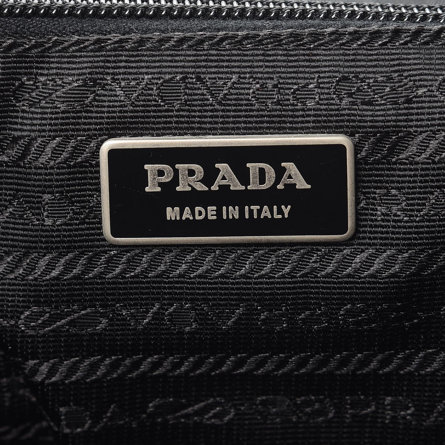 Prada Nylon Vela Shopping Tote Black 6 of 9