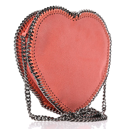 Stella McCartney Shaggy Deer Falabella Heart Crossbody Bag Peony Pink 3 of 16