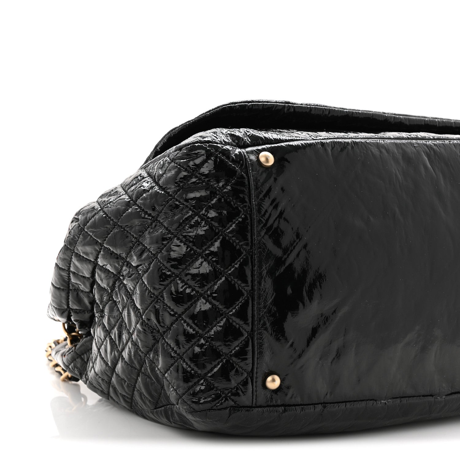 Chanel Vinyl Medium Rock and Chain Flap Black 1855067 – FASHIONPHILE