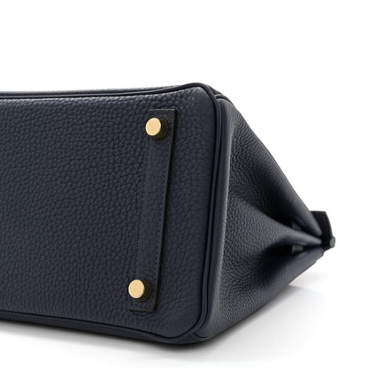 Hermes Togo Birkin 25 Bleu Nuit 10 of 13