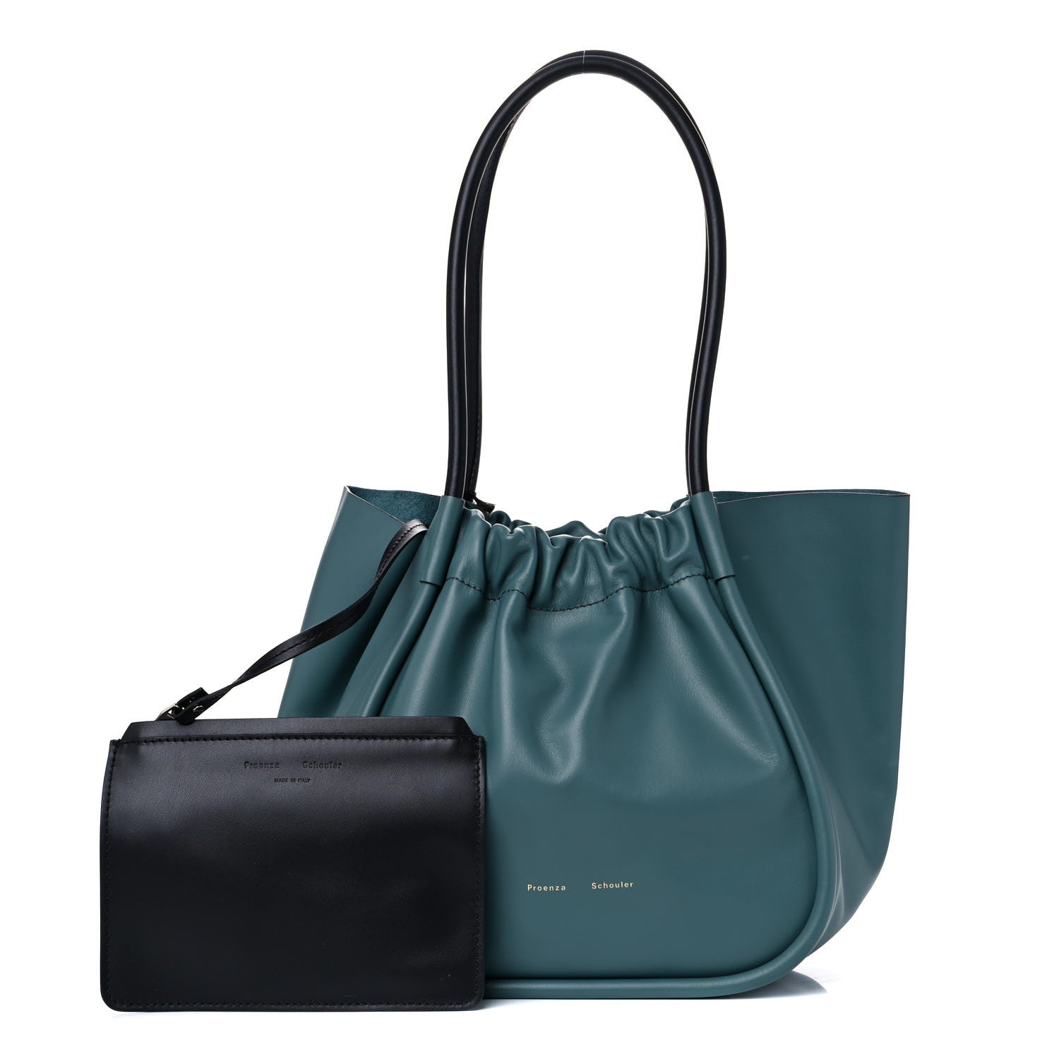 Proenza Schouler Calfskin Ruched Tote Orion 1 of 9