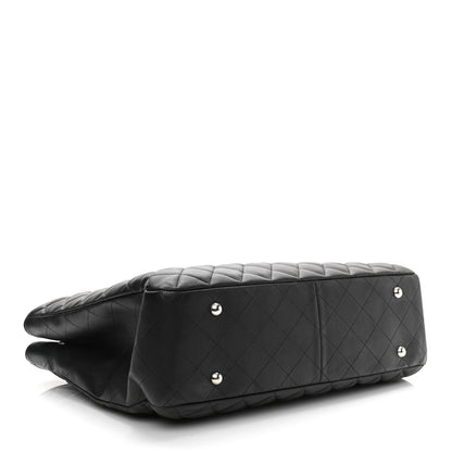 Chanel Calfskin Quilted Large Classic Shopping Tote Black 4 of 11