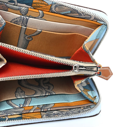 Hermes Epsom Silk'in Compact Wallet Bleu Brume Gris Perle 5 of 7