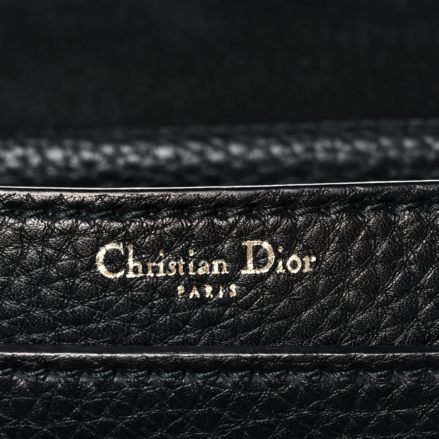 Christian Dior Grained Calfskin Dio(r)evolution Top Handle Flap Bag Black 8 of 9