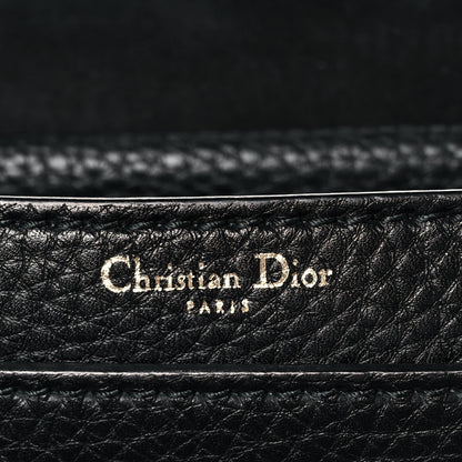 Christian Dior Grained Calfskin Dio(r)evolution Top Handle Flap Bag Black 8 of 9