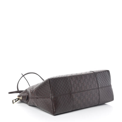 Gucci Guccissima Medium Bree Shoulder Bag Chocolate 4 of 10