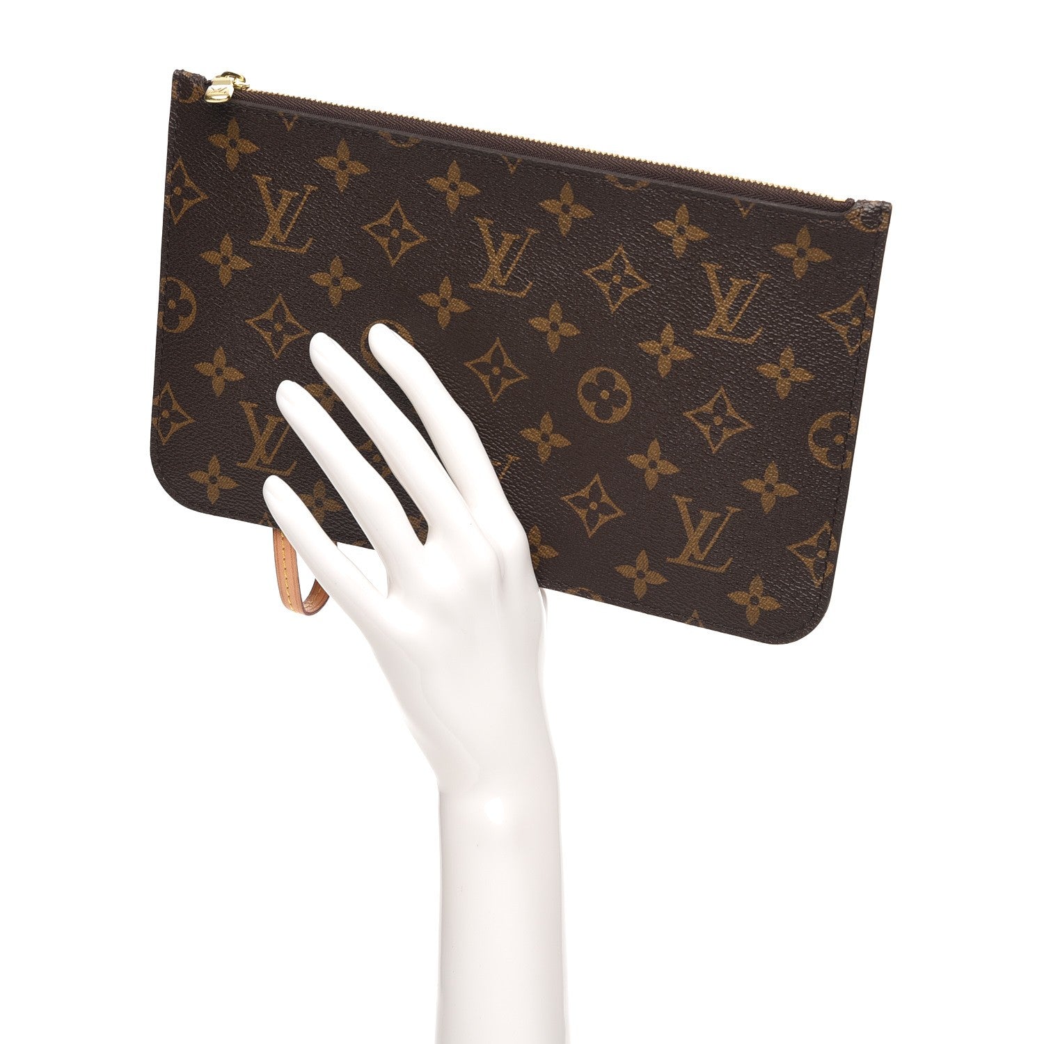 Louis Vuitton Monogram Neverfull MM GM Pochette 2 of 8