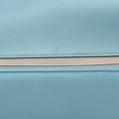 Chanel Lambskin Quilted Medium Boy Flap Turquoise 10 of 13