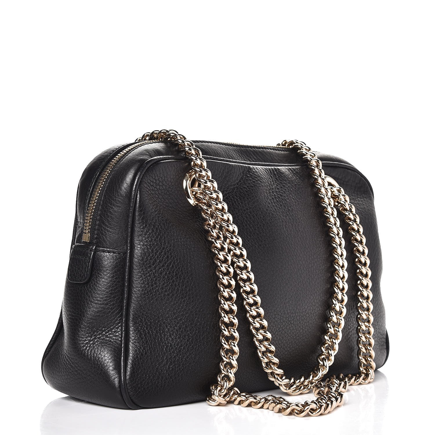 Gucci Pebbled Calfskin Small Soho Bowler Black 3 of 7