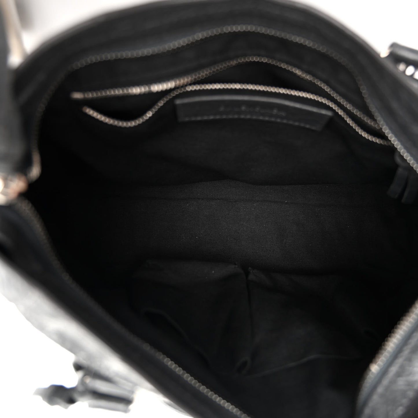 Agneau Classic Silver Hardware S City Black