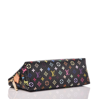 Louis Vuitton Monogram Multicolor Cosmetic Pouch Black Grenade 4 of 6