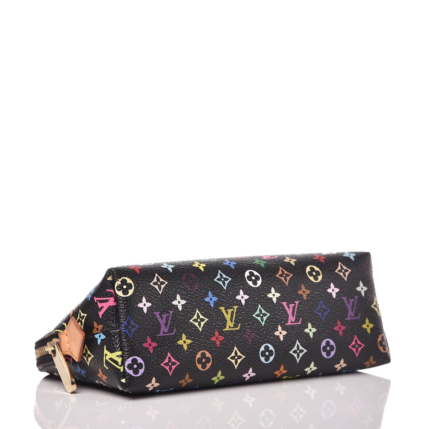 Louis Vuitton Monogram Multicolor Cosmetic Pouch Black Grenade 4 of 6