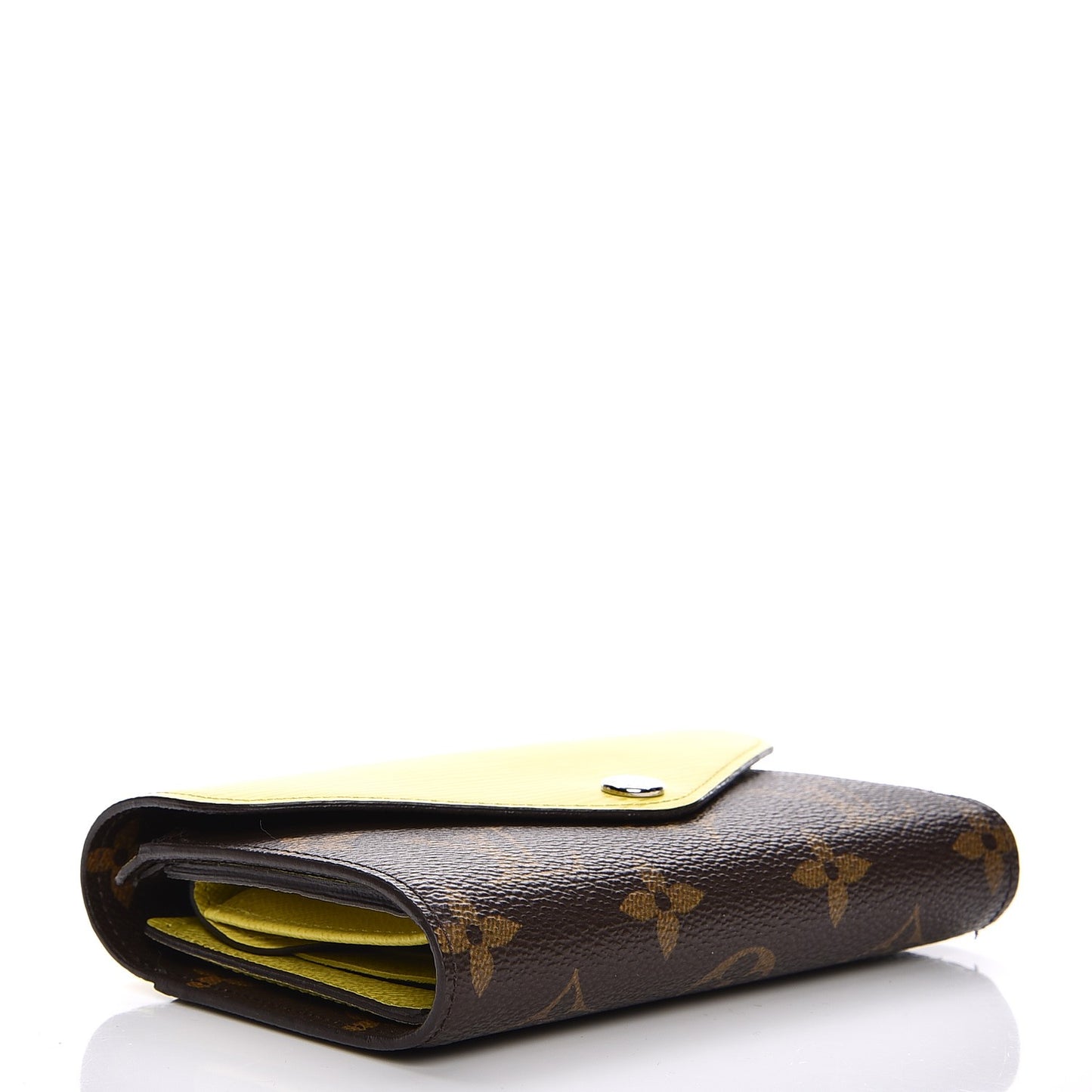 Epi Monogram Marie-Lou Compact Wallet Pistache