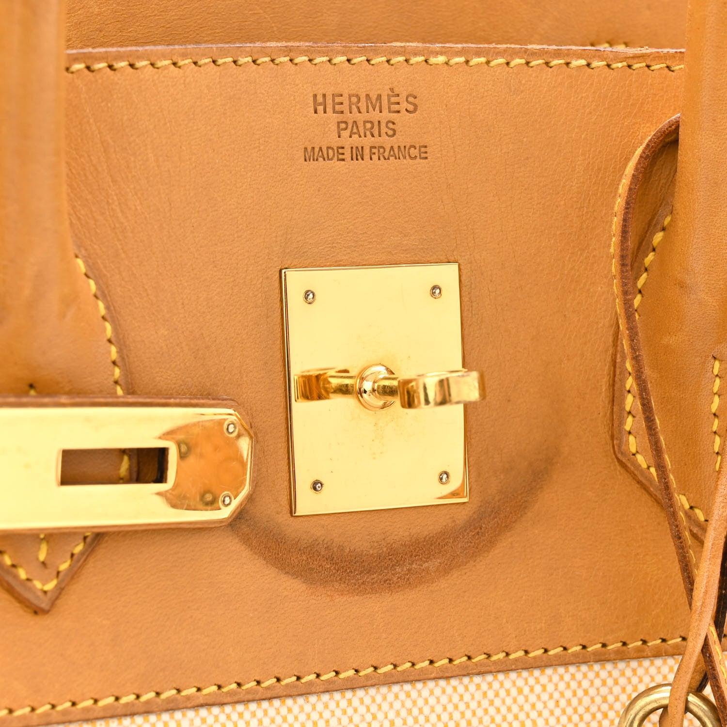 Hermes Toile Barenia Birkin 35 12 of 14