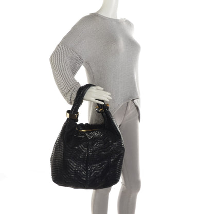 Jimmy Choo Nappa Medium Saba Hobo Black 2 of 9