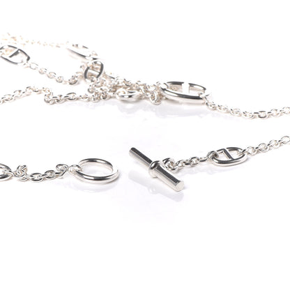 Hermes Sterling Silver Farandole Necklace 160 5 of 5