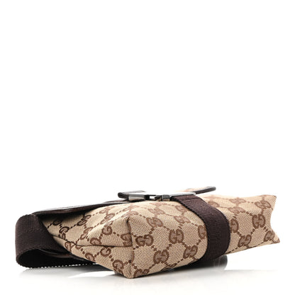 Gucci Monogram Waist Pouch Bag Dark Brown 4 of 11
