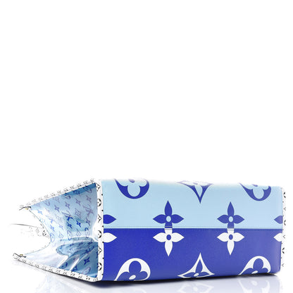 Louis Vuitton Monogram Giant Hawaii Onthego Blue 5 of 10