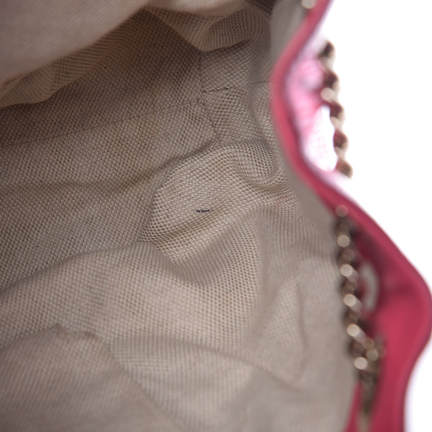 Gucci Pebbled Calfskin Medium Soho Chain Shoulder Bag Pink 8 of 18