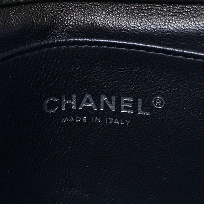 Chanel Lambskin Quilted Clutch with Chain Flap Navy 5 of 9