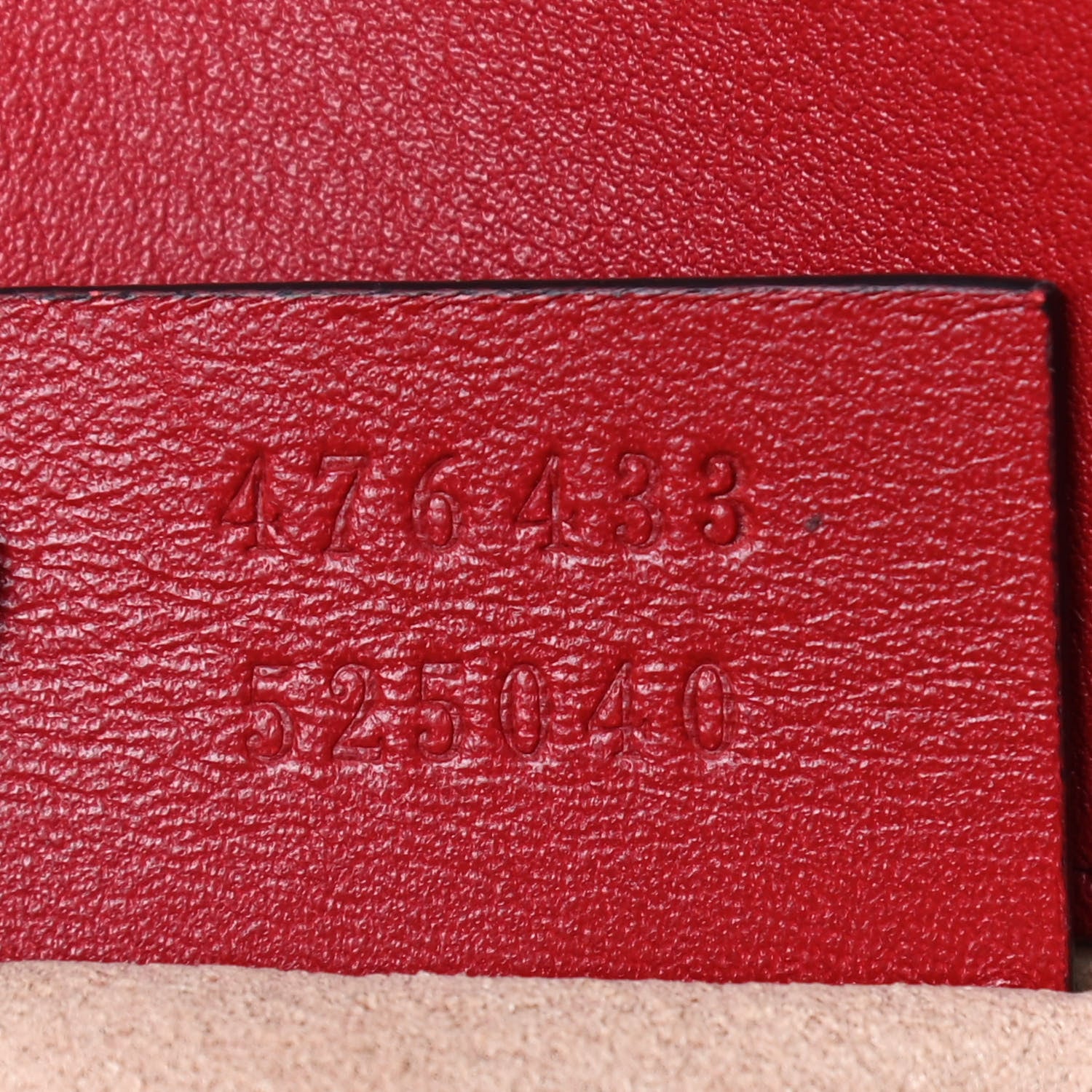 Gucci Calfskin Matelasse Super Mini GG Marmont Shoulder Bag Hibiscus Red 7 of 9