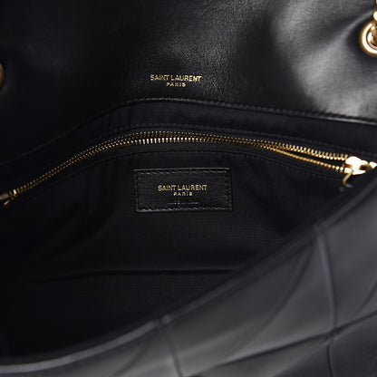 Saint Laurent Lambskin Patchwork Monogram Medium Jamie Black 6 of 9