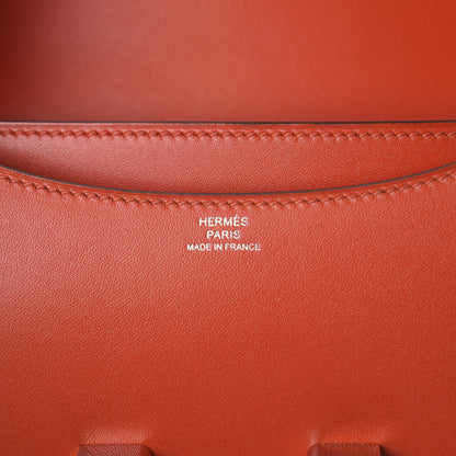 Hermes Tadelakt Constance 18 Capucine 7 of 8