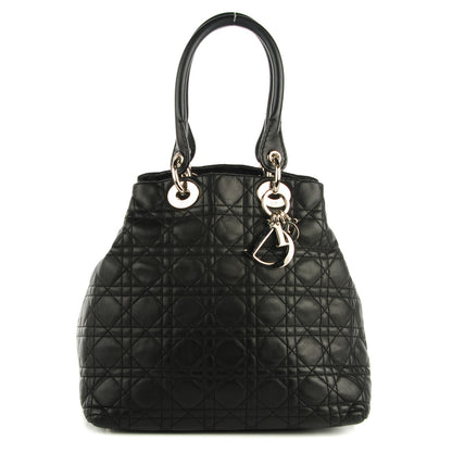 Christian Dior Lambskin Cannage Large Soft Lady Dior Tote Black 1 of 7