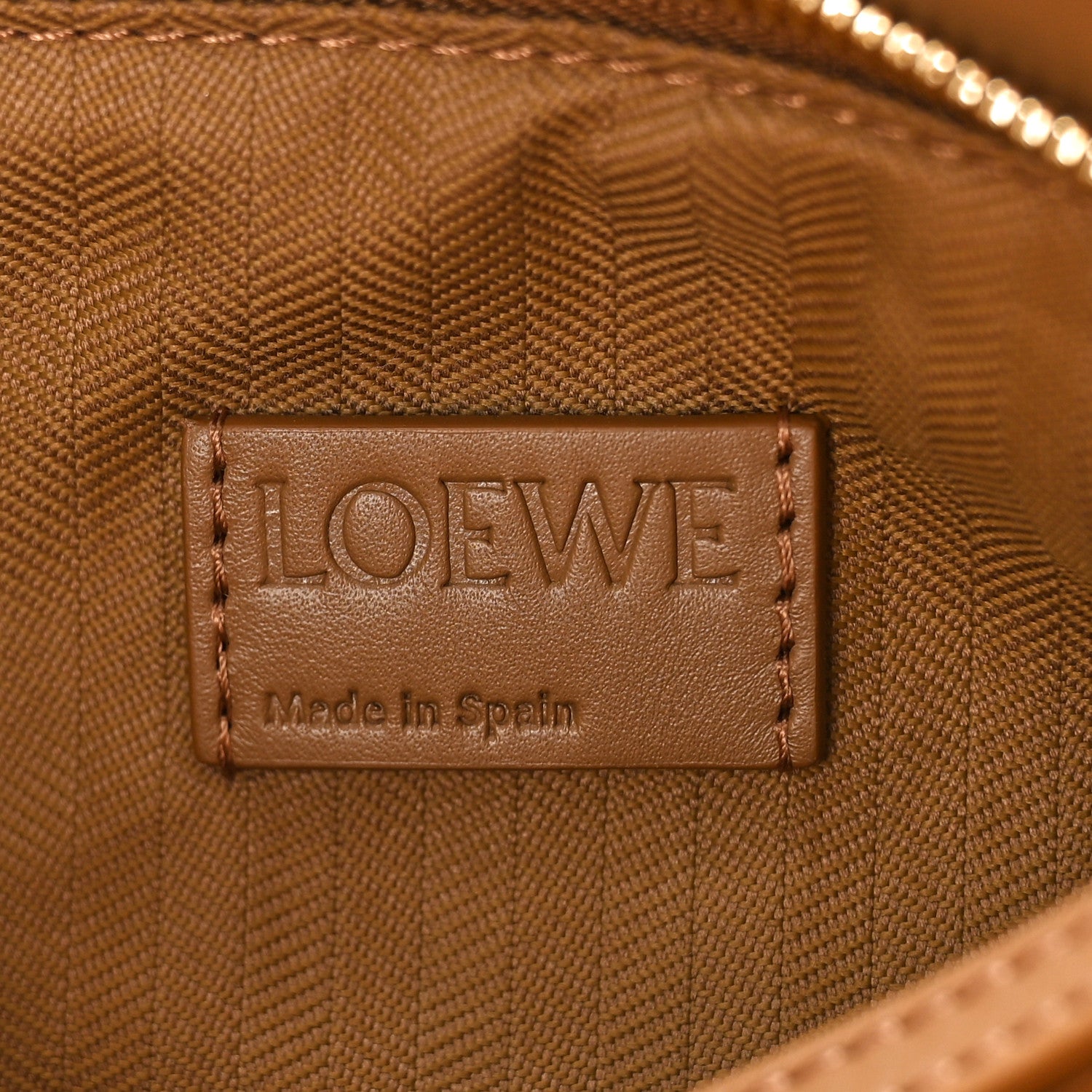 Loewe Satin Calfskin Small Puzzle Bag Oak 6 of 8