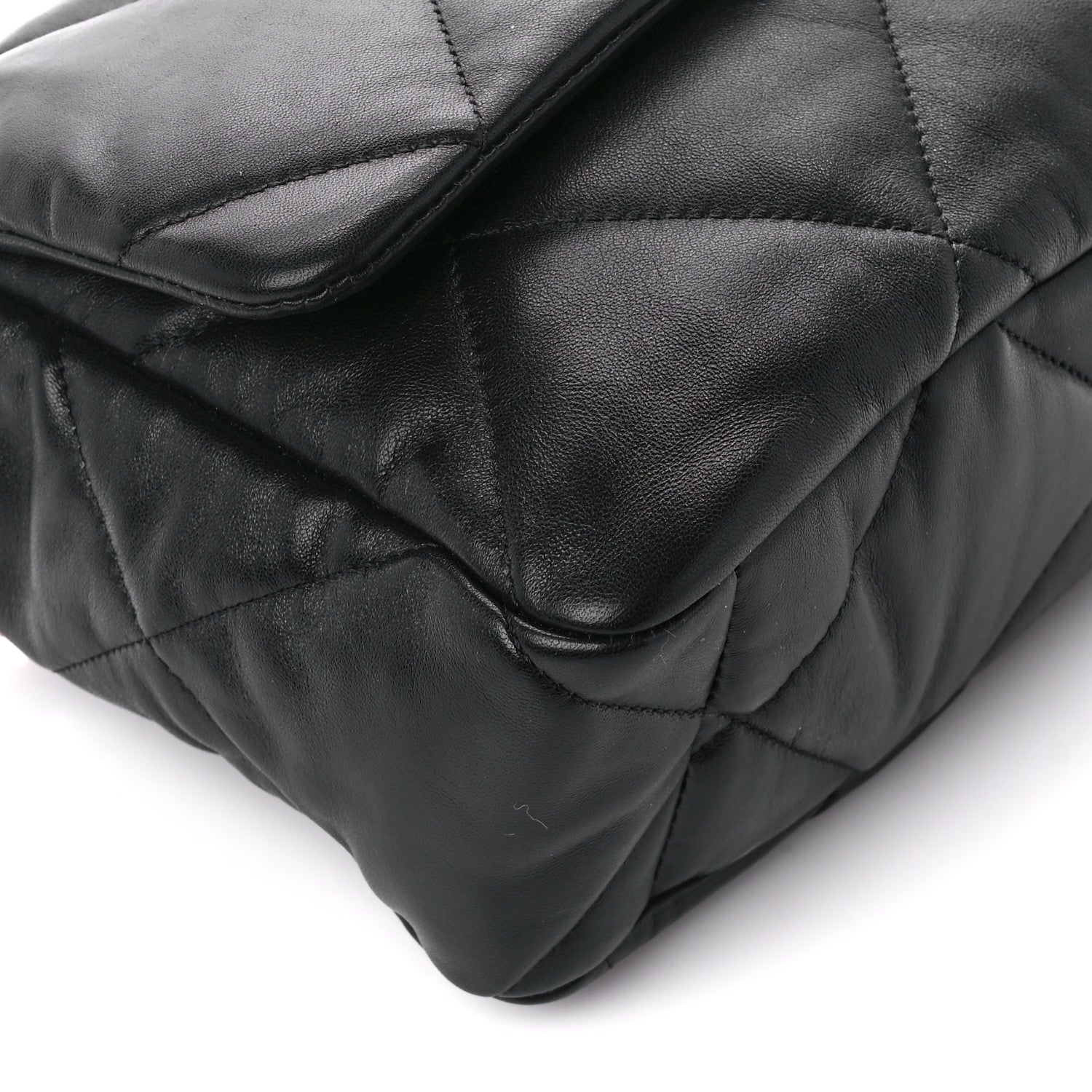 Chanel Lambskin Quilted Medium Chanel 19 Flap Black 9 of 11
