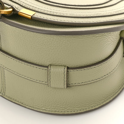 Chloe Grained Calfskin Small Marcie Saddle Bag Faded Green 8 of 8