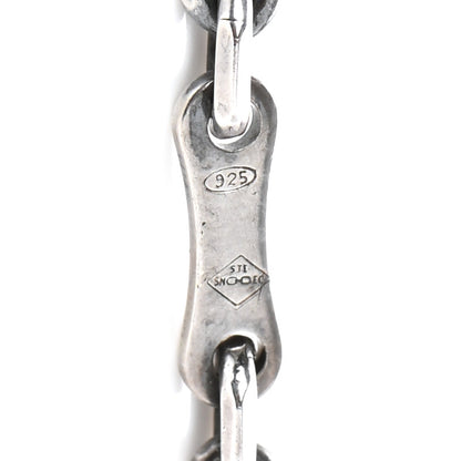 Hermes Epsom Lucky Horseshoe Key Ring Graphite Orange 4 of 4