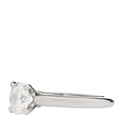 Cartier Platinum Diamond 1.29ct 1895 Solitaire Engagement Ring 52 6 3 of 7