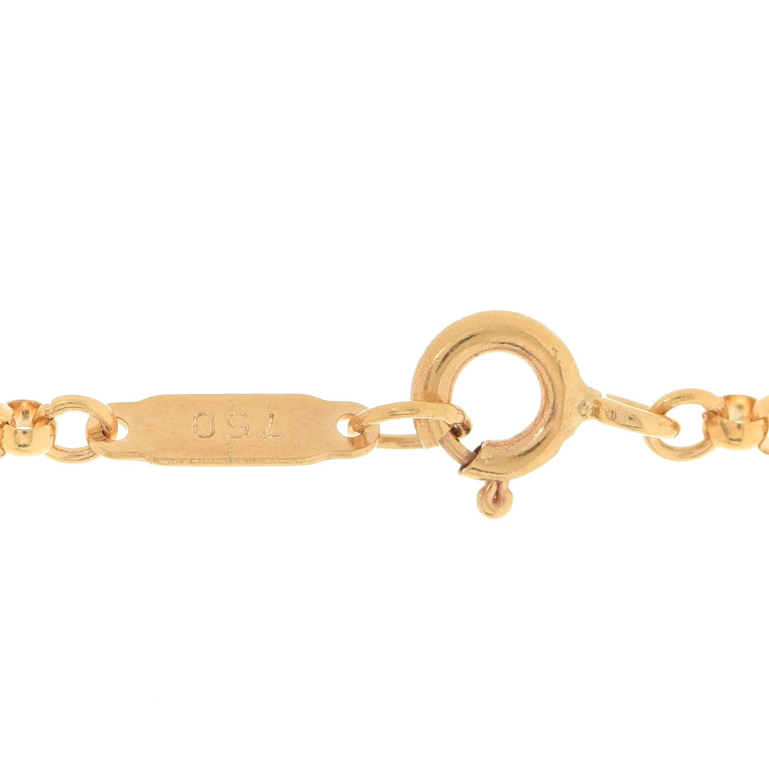 Tiffany 18K Yellow Gold Vannerie Heart Pendant Necklace 5 of 6