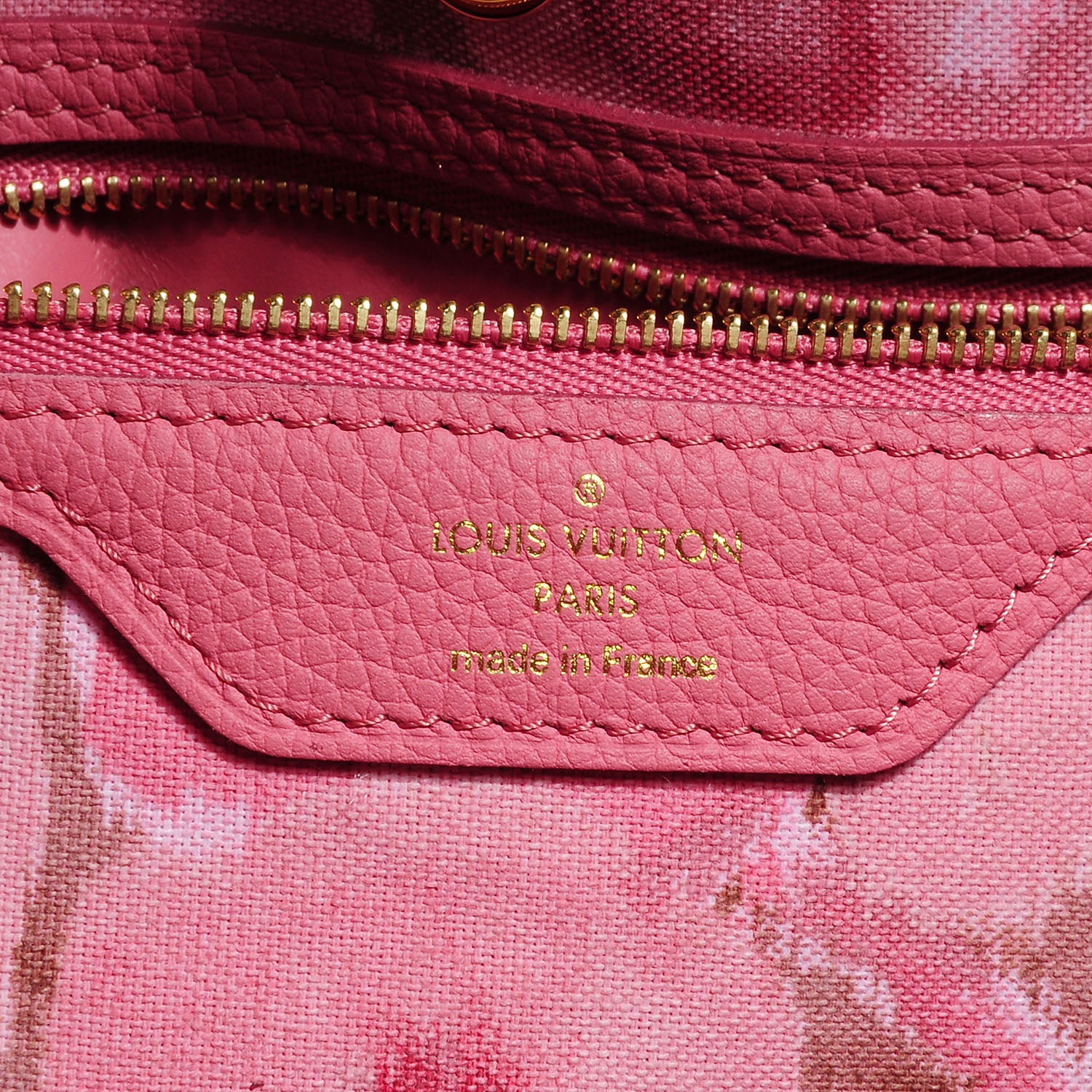 Louis Vuitton Monogram Articles de Voyage Ikat Neverfull GM Rose Velours 7 of 8