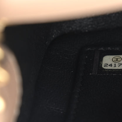 Chanel Caviar Quilted Small CC Filigree Flap Beige Black 7 of 10