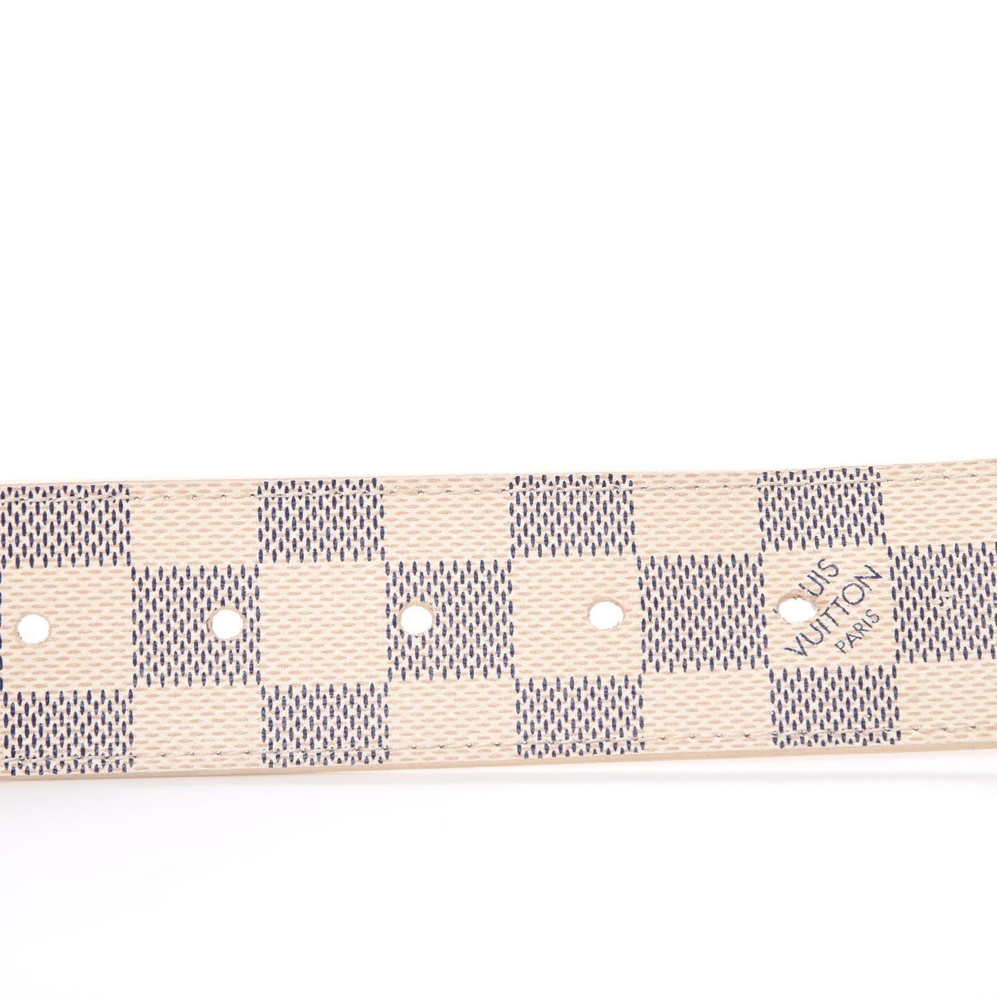Damier Azur LV Initiales Belt 85 34
