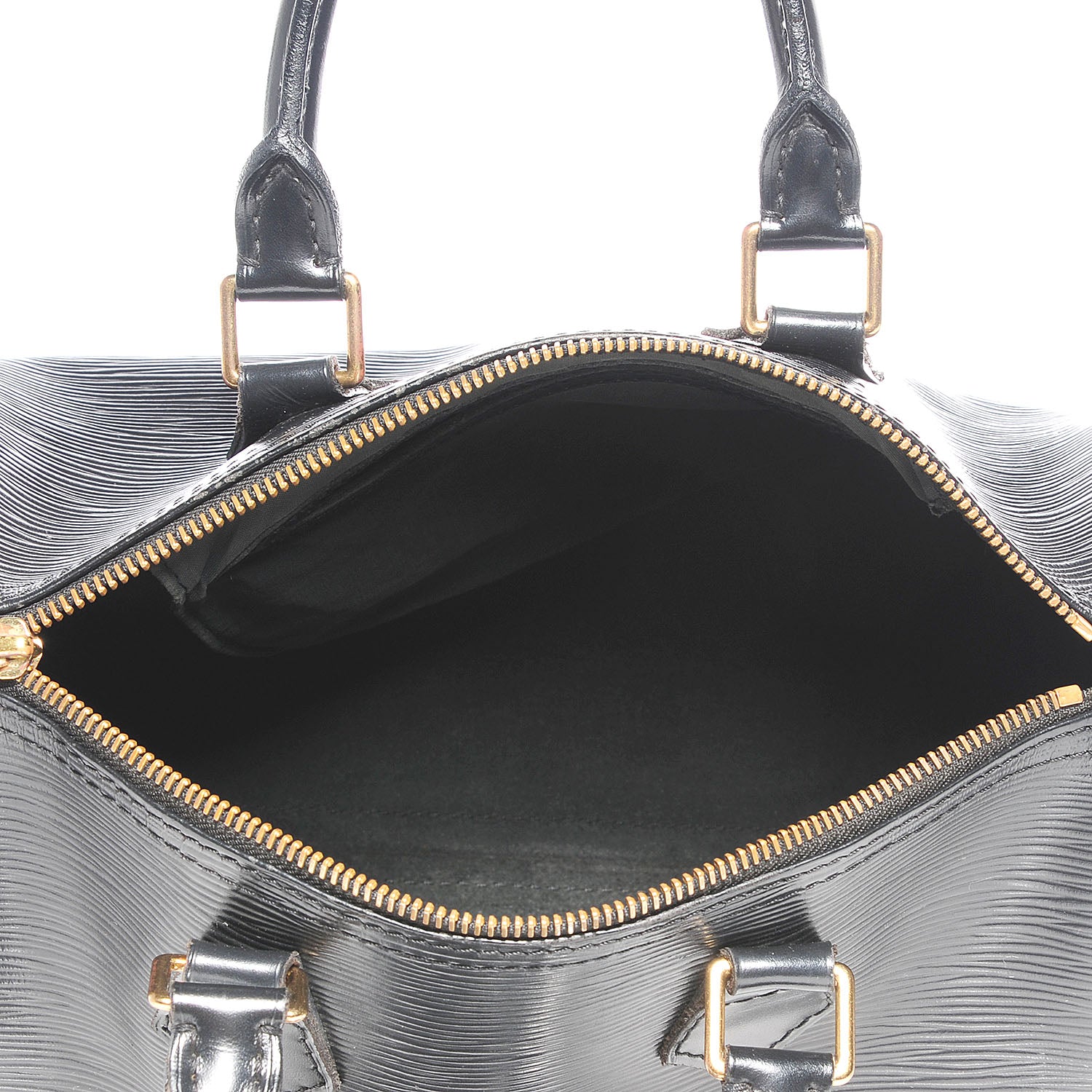 Louis Vuitton Epi Speedy 25 Black 7 of 7