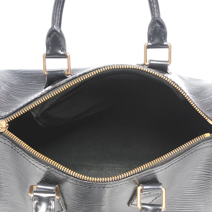 Louis Vuitton Epi Speedy 25 Black 7 of 7