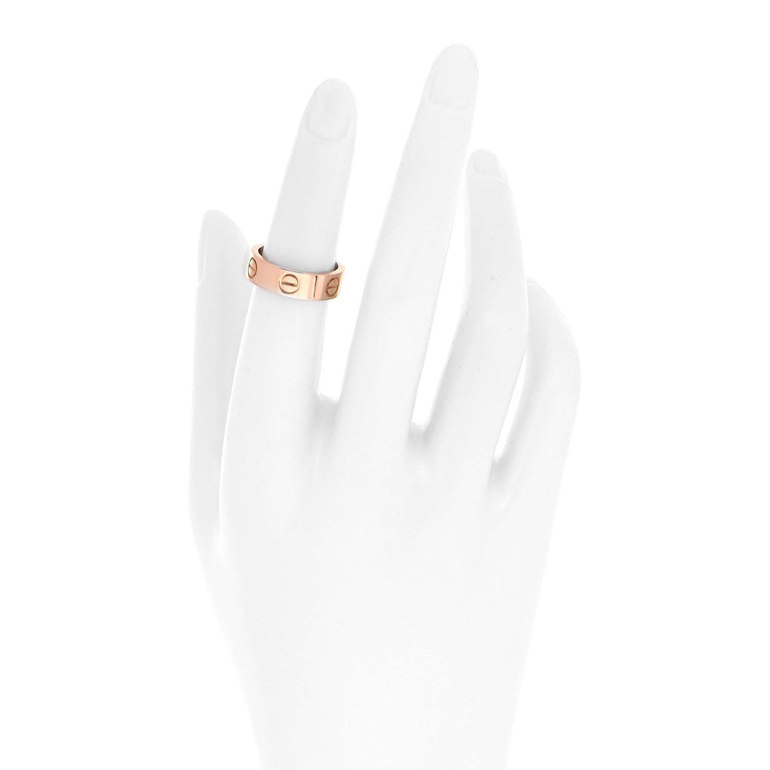 Cartier 18K Pink Gold 5.5mm LOVE Ring 50 5.25 2 of 4